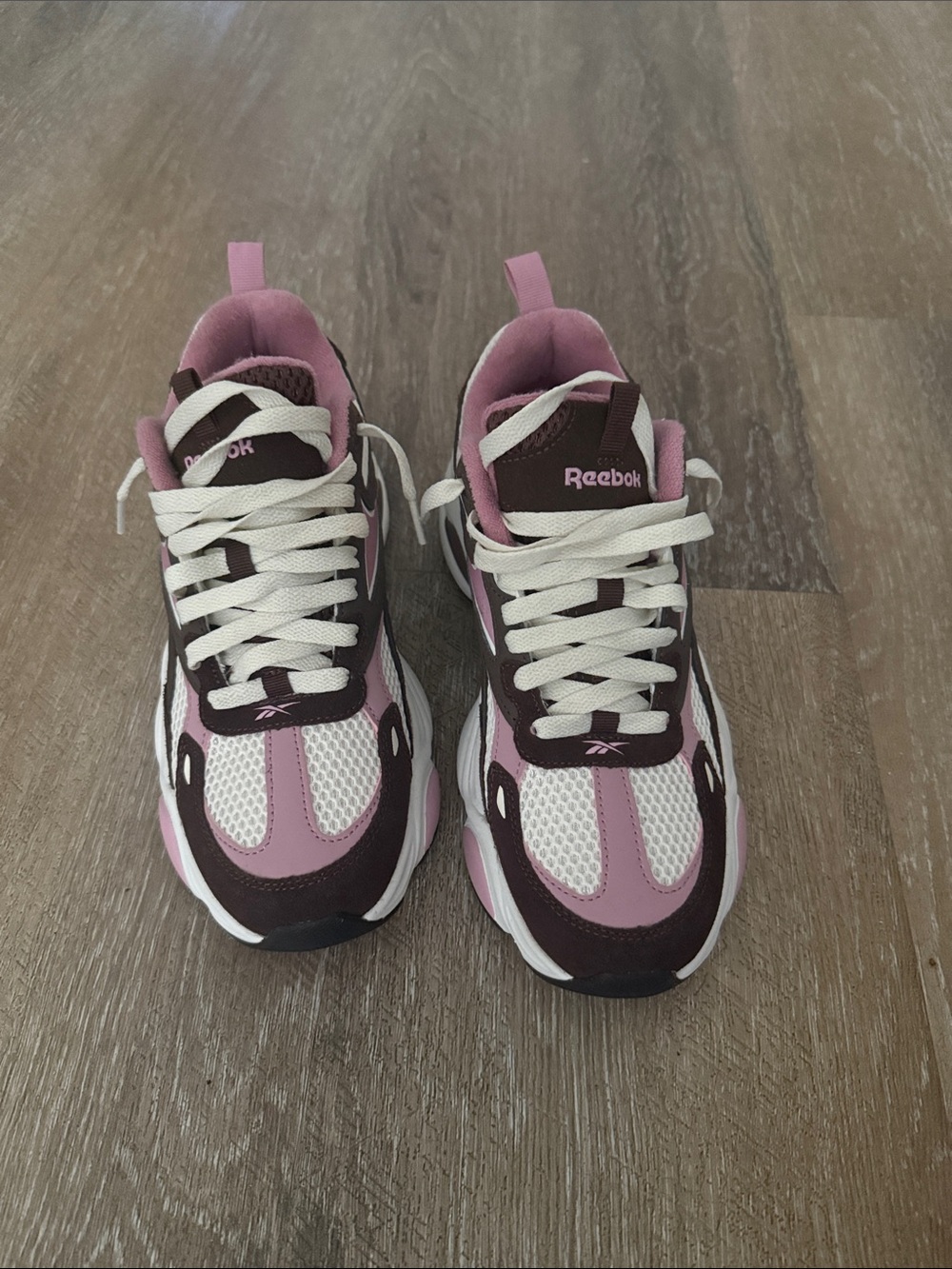 Reebok Women’s Pink & Brown Chunky Sneakers